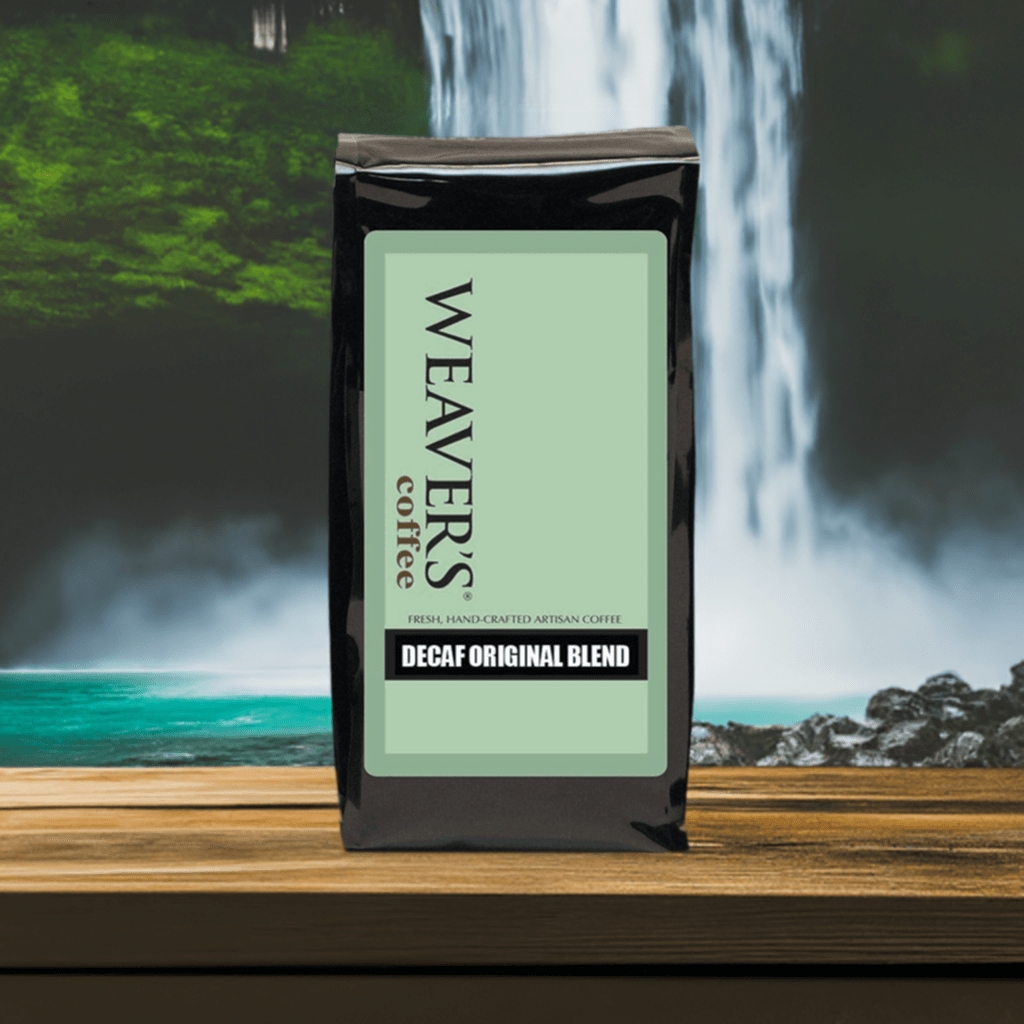 weaverscoffee.mom Coffee bag of Decaf Coffee Original Blend.