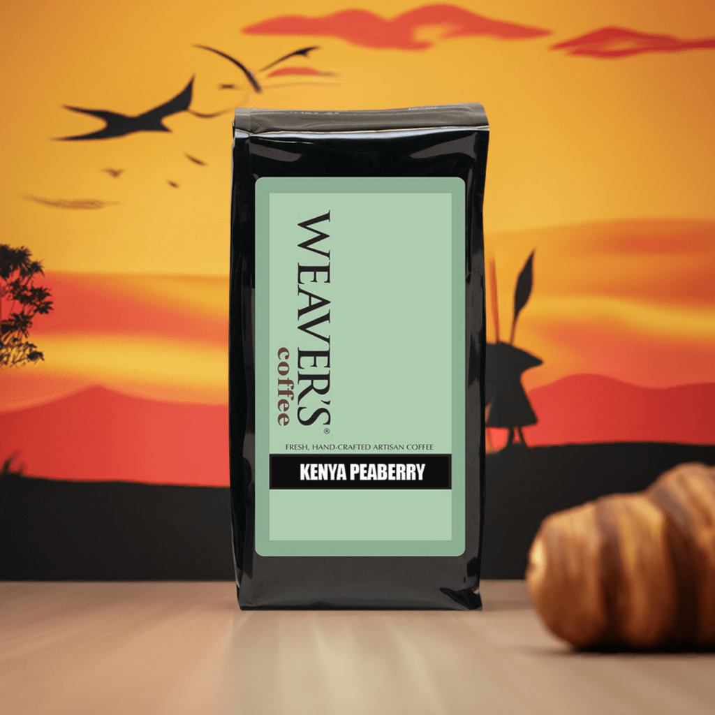 weaverscoffee.mom Coffee bag of Kenya Coffee Peaberry.