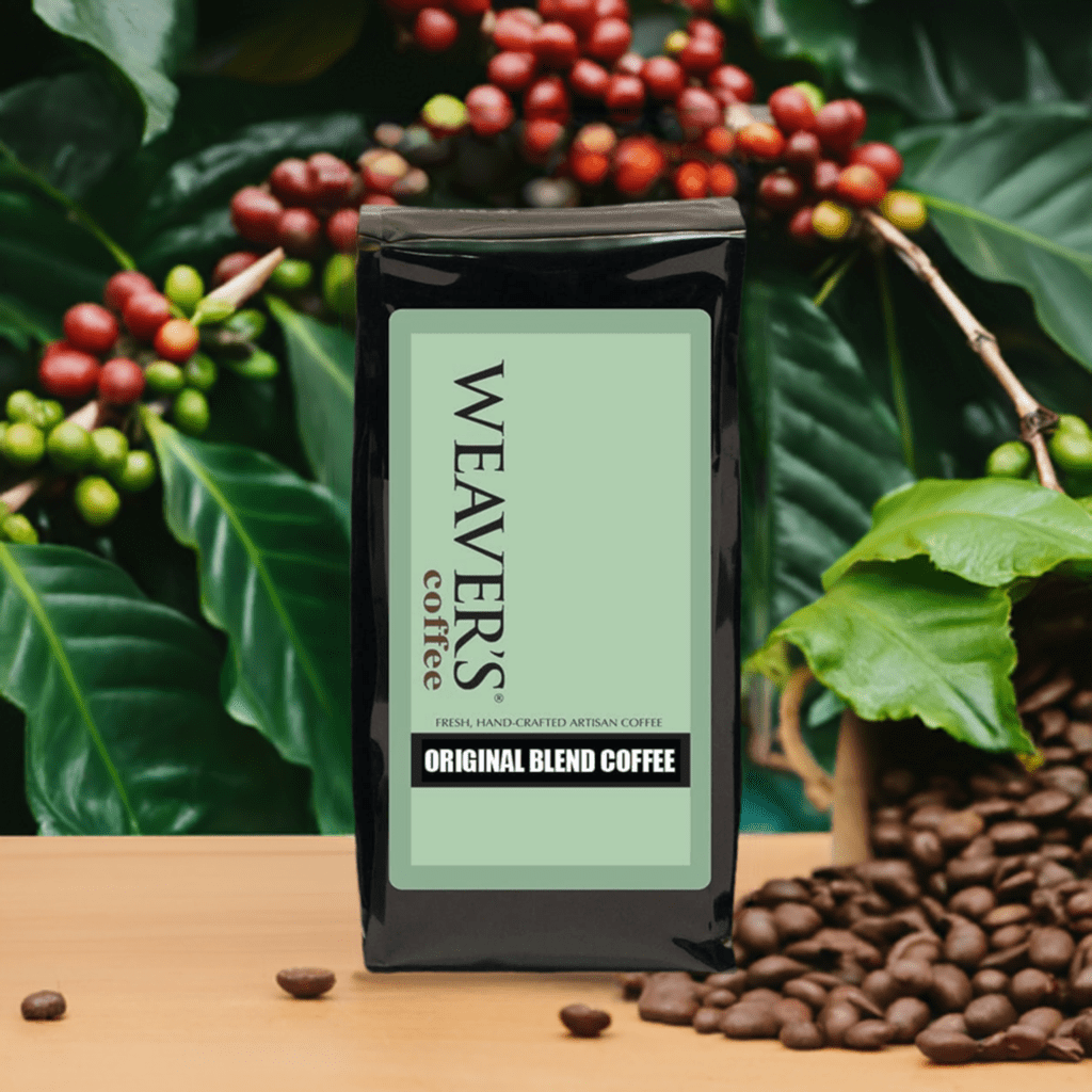 weaverscoffee.mom Coffee bag of Original Blend Coffee.