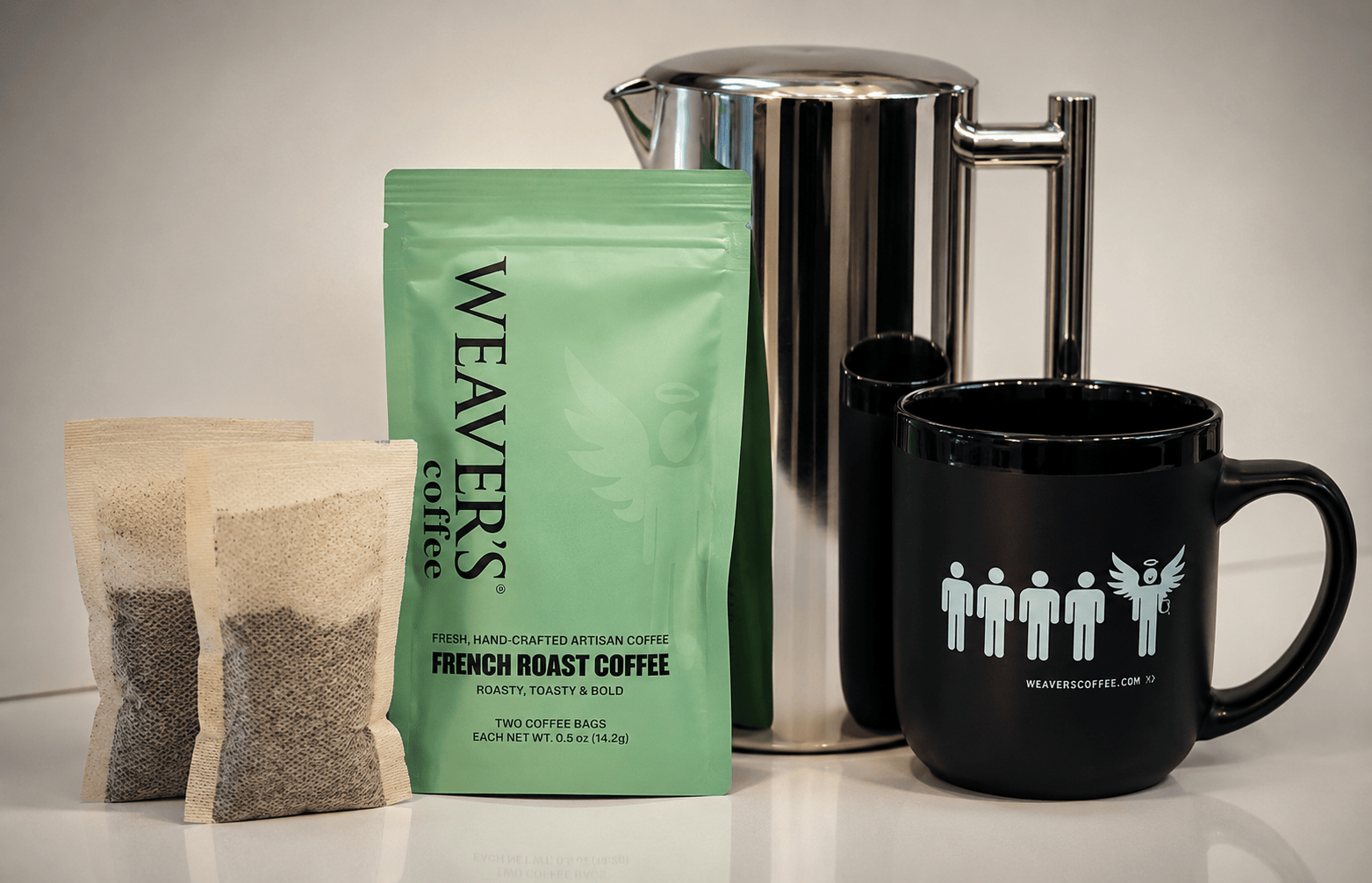 weaverscoffee.mom Single Serve Coffee Bags (2 Pack)