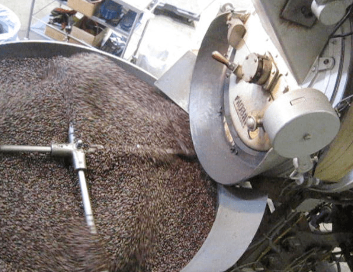 weaverscoffee.mom Coffee fresh roasted in Probat Coffee Roaster filled with African Coffee Blend.