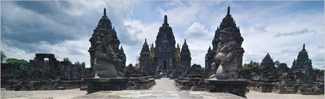 weaverscoffee.mom Image of temple in Java where they grow Aged Mocha Java Coffee.