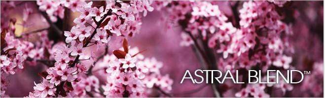 weaverscoffee.mom Cherry blossoms on bag design of Astral Blend Coffee.